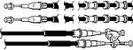 Ferodo FHB432936 трос, стояночная тормозная система на OPEL ASTRA G седан (F69_)