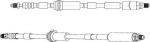 Ferodo FHY2733 тормозной шланг на FORD KA (RB_)