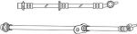 Ferodo FHY2843 тормозной шланг на TOYOTA CAMRY седан (_XV4_)