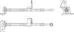 Ferodo FHY3125 тормозной шланг на HYUNDAI GETZ (TB)