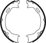 Ferodo FSB4061 комплект тормозных колодок, стояночная тормозная с на JEEP CHEROKEE (KJ)