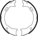 Ferodo FSB4111 комплект тормозных колодок, стояночная тормозная с на JEEP CHEROKEE (KJ)