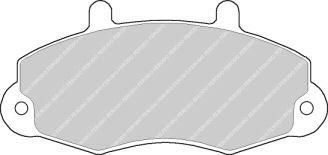 FERODO Колодки тормозные дисковые 139х65х18 Ford Ferodo (FVR700)