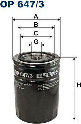 Filtron OP647/3 масляный фильтр на JOHN DEERE Series 2050