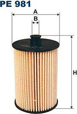 FILTRON Фильтр топливный VOLVO S60 S80 V70 XC70 XC90 2.4D5 2001=> (PE981)
