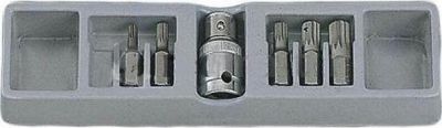 FORCE 4066 Набор бит SPLINE М5-М12 30мм 6пр