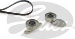 Gates K026PK1163 поликлиновой ременный комплект на PEUGEOT 406 (8B)