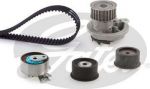 GATES Комплект ремня ГРМ OPEL/GM 2.0T 04- (с помпой) (KP35542XS)