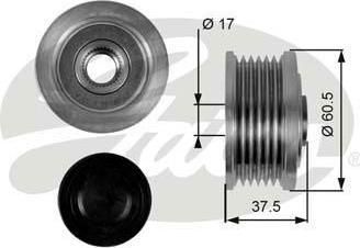 Gates OAP7048 механизм свободного хода генератора на ALFA ROMEO 156 (932)