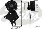 Gates T36024 натяжной ролик, поликлиновой ремень на PEUGEOT BOXER фургон (230L)
