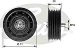 GATES Ролик обводной поликлинового ремня SUZUKI SX4 (1753079J50, T36261)