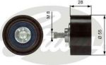 GATES Паразитный / ведущий ролик, поликлиновой ремень 3 (E90) 316d (11287800562, T36373)