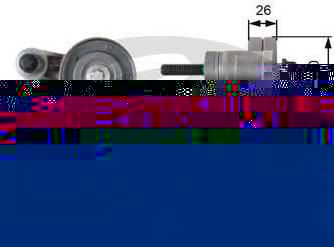 GATES Натяжитель ремня OPEL (T38344) GATES Натяжитель ремня OPEL (T38344)