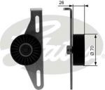 GATES Натяжной ролик, поликлиновой ремень RENAULTLOGAN (LS_) 1.4 (7700105325, T38484)