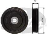 GATES Натяжитель ремня приводного NISSAN NAVARA/PATHFINDER 2.5D 05- (T39184)