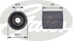 Gates T42044 паразитный / ведущий ролик, зубчатый ремень на VW MULTIVAN V (7HM, 7HN, 7HF, 7EF, 7EM, 7EN)