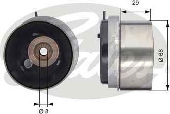 GATES Натяжитель ремня ГРМ OPEL ASTRA H.VECTRA C (55562218, T43143)