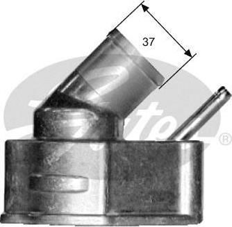 GATES Термостат OPEL ASTRA H 2.0 T 04- / ZAFIRA 2.0 05- (1338079, TH14992G1)