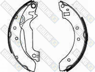 Girling 5162271 комплект тормозных колодок на FORD ORION II (AFF)