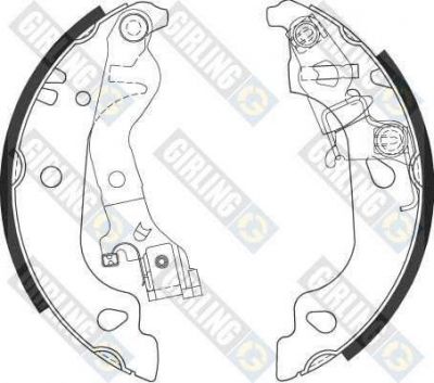 Girling 5186866 комплект тормозных колодок на FIAT PUNTO (188)