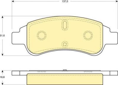 GIRLING Колодки торм пер XSARA (573030J, 6115634)