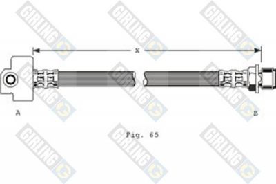 Girling 9001232 тормозной шланг на FORD TRANSIT c бортовой платформой/ходовая часть (V_ _)