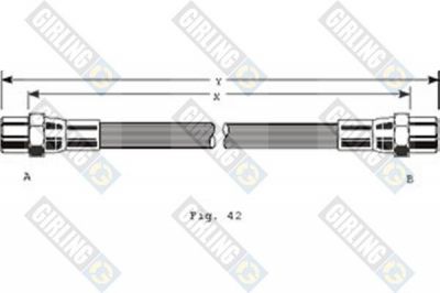 Girling 9001284 тормозной шланг на 3 Touring (E46)