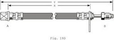 Girling 9002368 тормозной шланг на PEUGEOT 406 Break (8E/F)