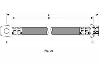 Girling 9004115 тормозной шланг на NISSAN PATROL III/2 Hardtop (K260)