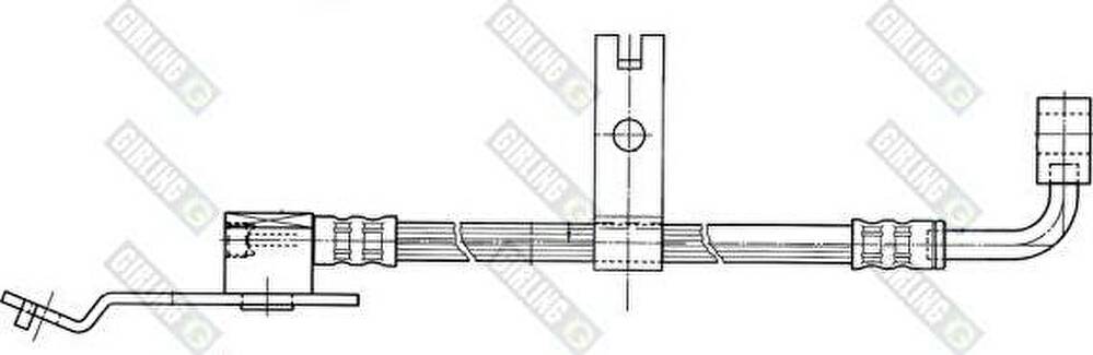 Girling 9004402 тормозной шланг на JEEP GRAND CHEROKEE I (ZJ)