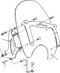 GIVI AS102A2 Крепеж для лобового стекла