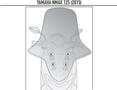 GIVI D2123KIT Крепление ветрогого стекла