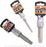 головка (1/2,L=100mm) со вставкой SPLINE M 8 (АвтоDело)Professional 39198