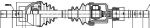 GSP 210066 Привод в сборе CITROEN JUMPER/FIAT DUCATO/PEUGEOT BOXER 2.0-2.8 94- прав. (3273Q7)