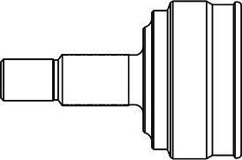 GSP 817028 Шарнирный комплект, приводной вал