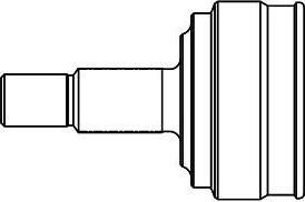 GSP 844051 ШРУС наруж. (ABS) OPEL Astra F 1,4/1,6 9/91-1/99 ,Vectra A 1,4/1,6 9/88-11/95 374175 (75306)
