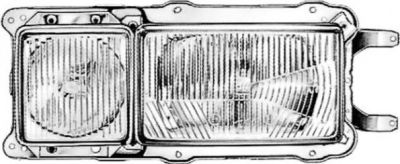 Hella 1EE 003 737-381 основная фара на VW SCIROCCO (53B)