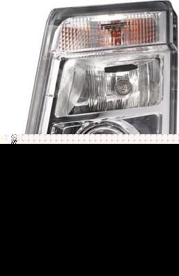 HELLA Фара основная правая Folvo FH/FM 2005-> (галоген с LED полосой) для авто с пневмоподвеской (1EL010478-101)