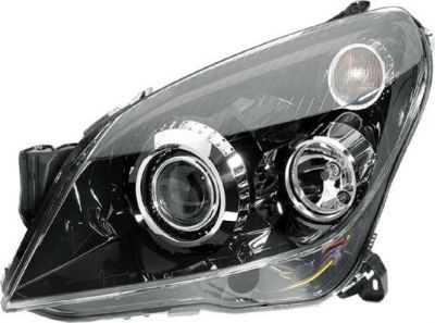 HELLA Фара L OPEL ASTRA H 04- Xenon (черная) (1ZS008710-311)