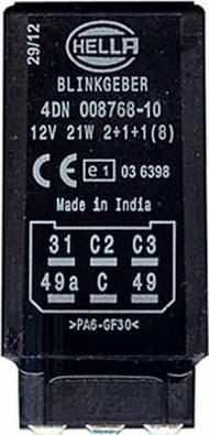 Hella 4DN 008 768-101 прерыватель указателей поворота на INTERNATIONAL HARV. 856