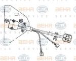 Hella 5HL 351 321-051 регулятор, вентилятор салона на MERCEDES-BENZ S-CLASS (W126)