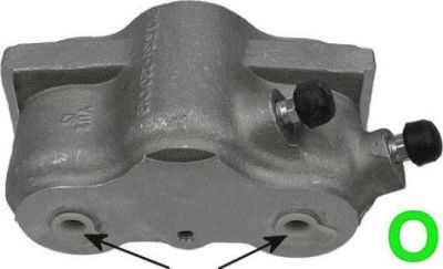 Hella 8AC 355 380-141 тормозной суппорт на LADA NIVA (2121)