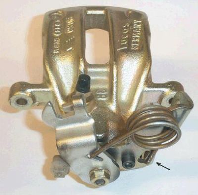 Hella 8AC 355 383-361 тормозной суппорт на AUDI A4 (8D2, B5)