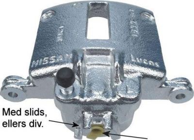 Hella 8AC 355 387-411 тормозной суппорт на NISSAN MICRA II (K11)