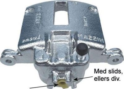 Hella 8AC 355 387-421 тормозной суппорт на NISSAN MICRA II (K11)
