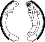 Hella 8DB 355 000-181 комплект тормозных колодок на OPEL KADETT D (31_-34_, 41_-44_)