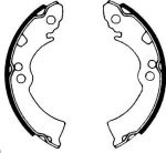 Hella 8DB 355 000-661 комплект тормозных колодок на NISSAN SUNNY II Hatchback (N13)