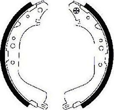 Hella 8DB 355 002-131 комплект тормозных колодок на TOYOTA LAND CRUISER 80 (_J8_)