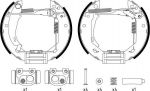 Hella 8DB 355 003-881 комплект тормозных колодок на RENAULT 19 II (B/C53_)