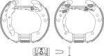 Hella 8DB 355 004-821 комплект тормозных колодок на RENAULT MODUS / GRAND MODUS (F/JP0_)